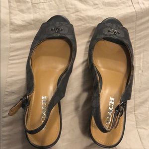 Brand new coach wedge heels size 8.5 women’s